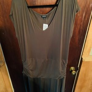 Olive Green Long Dress